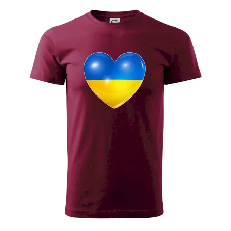 Ukrajina srdce vlajka