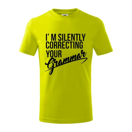 Correcting grammar