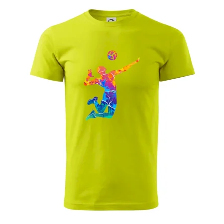 Volejbalista splash s loptou