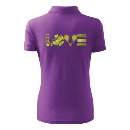 Tenis love nápis