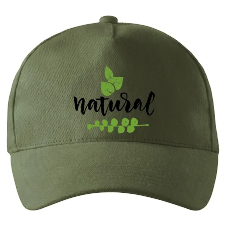 Natural - nápis v listoch
