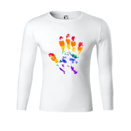 LGBT hand print