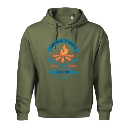 Camping oheň