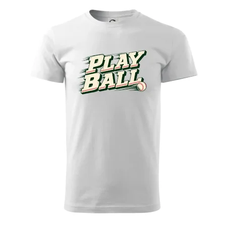 Play ball retro sportovní nápis