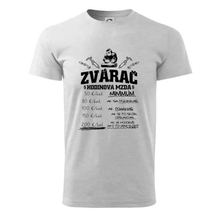 Hodinová mzda zvárač