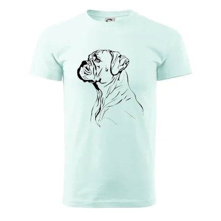 Boxer čierna kresba