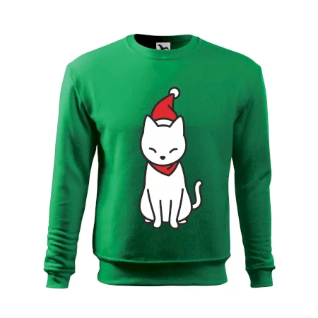 Vianočná mačka sediaca