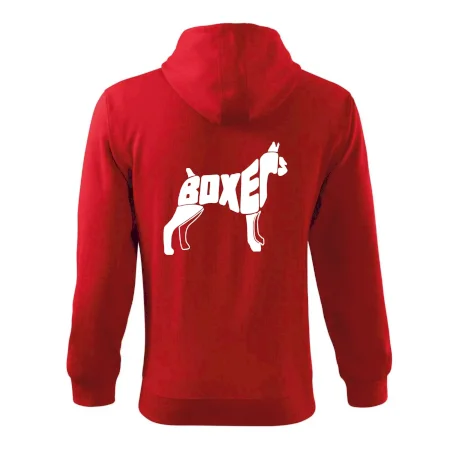 Boxer nápis v tele