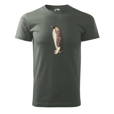 Tučniak kreslený vodovými farbami