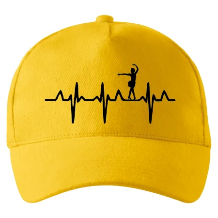 EKG tanečnice salsy