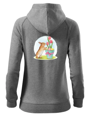 Veľkonočný zajačik tulipány
