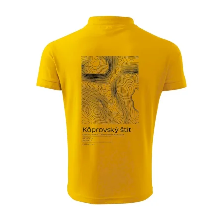 Kôprovský štít - vrstevnice v obdĺžniku