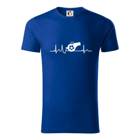 EKG futbal rozhodca a píšťalka