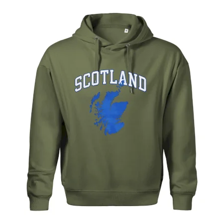Scotland nápis s mapou