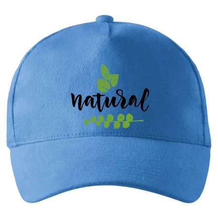 Natural - nápis v listoch