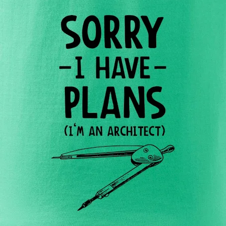 Sorry I have plans - architect
