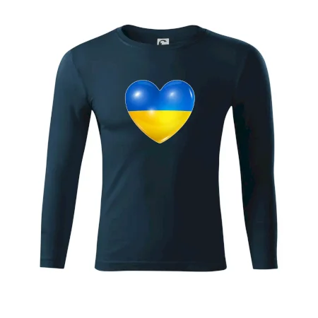 Ukrajina srdce vlajka