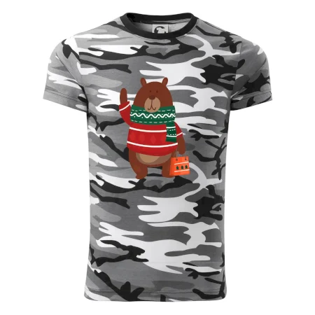 Medveď s darčekom