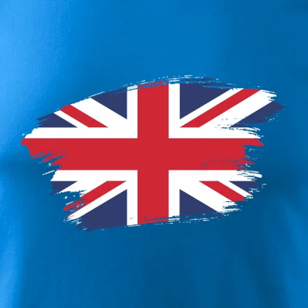Britská vlajka roztrhaná