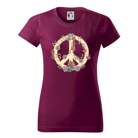 Peace symbol pieskový