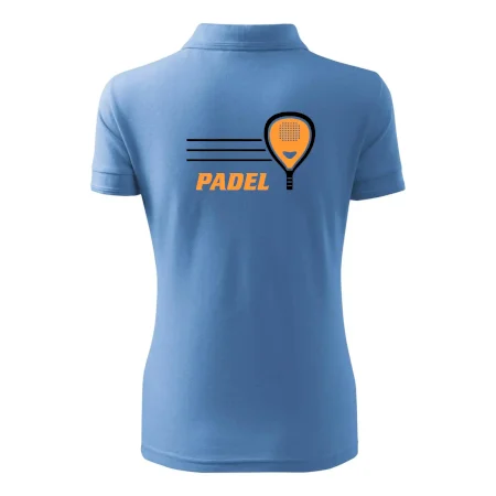 Padel - oranžová raketa