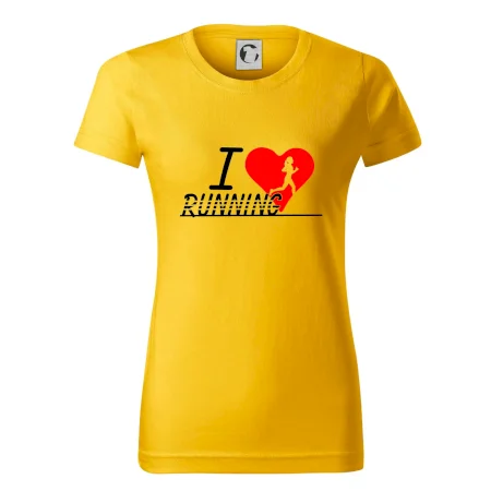 I love running dievča