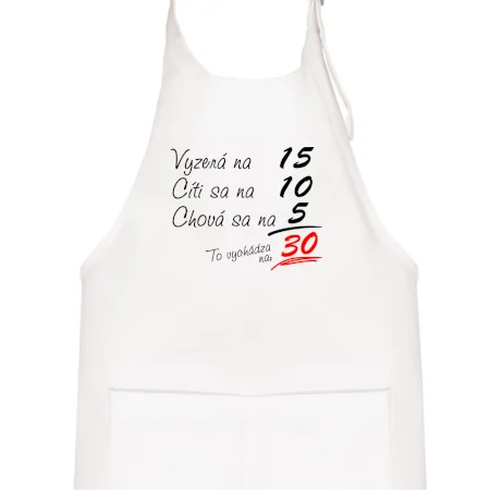 Vyzerá, cíti sa, chová sa - 30 rokov
