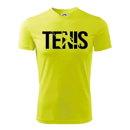 Tenis nápis silueta