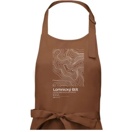 Lomnický štít - vrstevnice v obdĺžniku