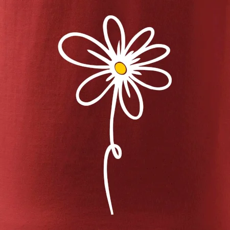 Kopretina - dole na výšku