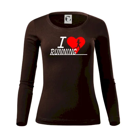 I love running dievča