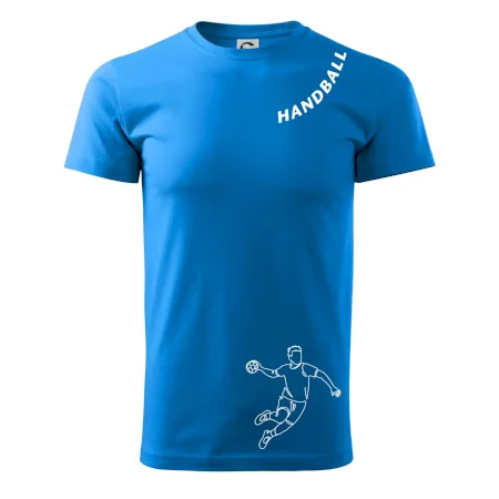 Handball nápis šikmo
