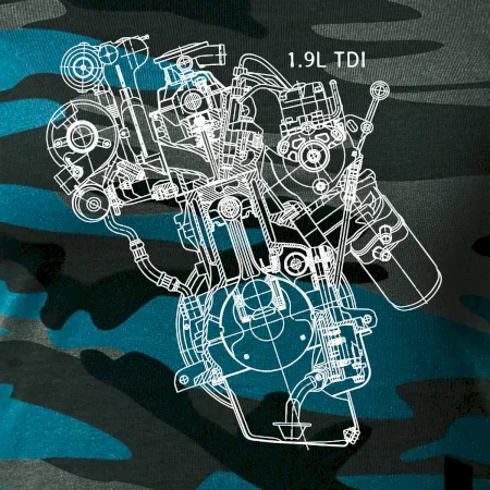 Motor Škoda/ VW 1.9L  TDI z boku