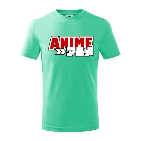 Anime nápis červený