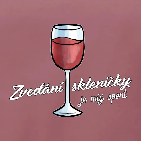 Zdvíhanie pohára je môj šport