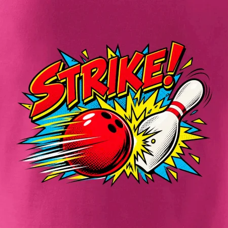 Strike komiksový bowlingový náraz