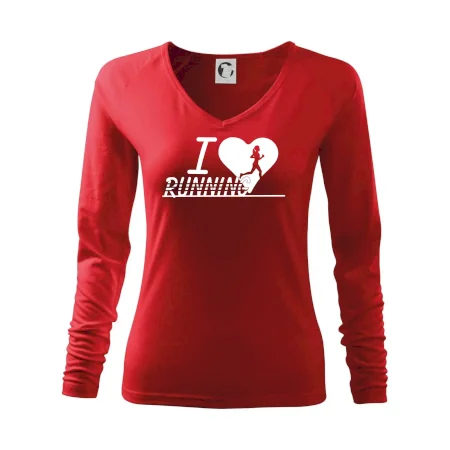 I love running dievča