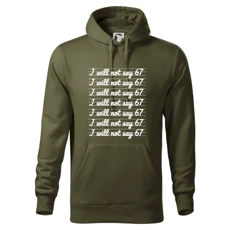 I will not say 67
