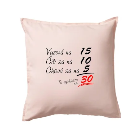 Vyzerá, cíti sa, chová sa - 30 rokov