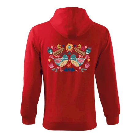 Folklór - dva farebné vtáčiky