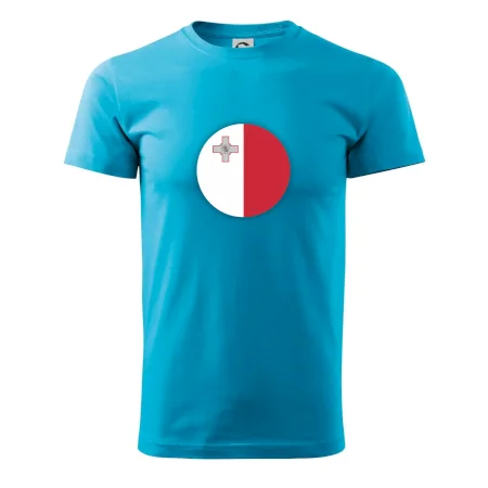 Vlajka Malta okrúhla veľká