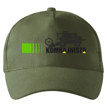 Kombajnista zelená a žltá