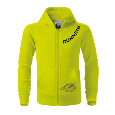 Running nápis šikmo
