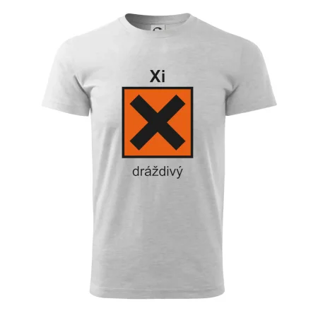 Xi Dráždivý - Výstražná tabuľka na tričku
