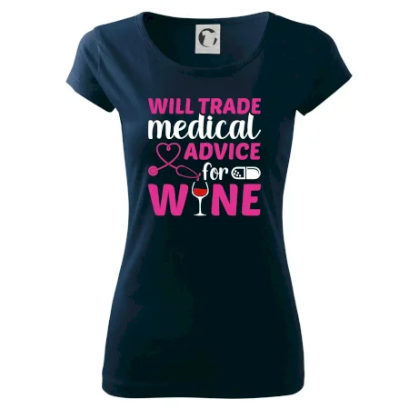 Will trade medical advice for wine