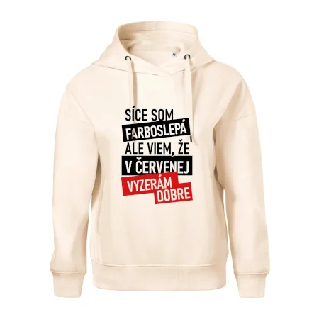 Síce som farboslepá, ale viem, že v červenej vyzerám dobre