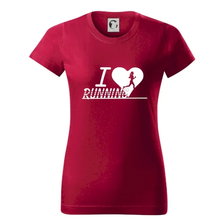 I love running dievča