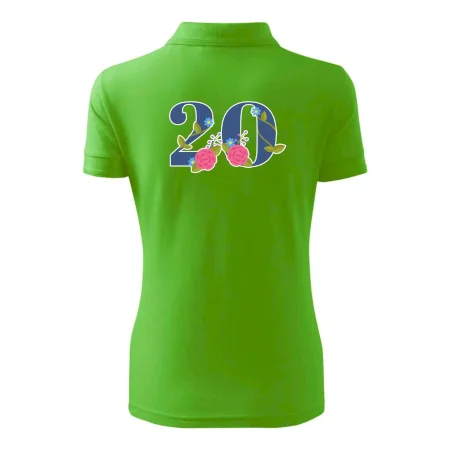Kvetinové číslo kreslené - 20