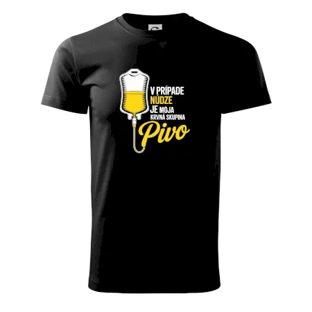 V prípade núdze je moja krvná skupina pivo