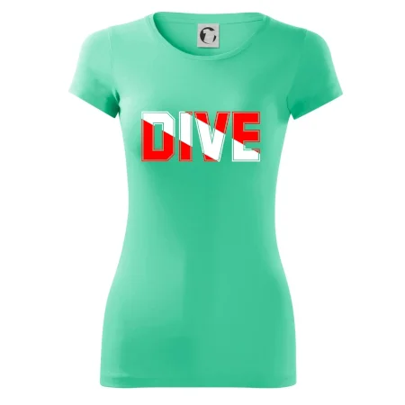 Dive nápis vlajka